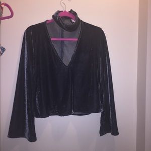 Velvet Key Hole top